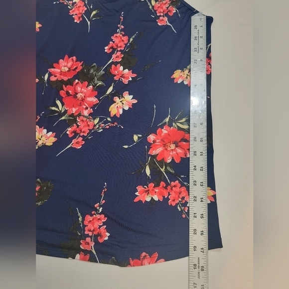 PAPERMOON BASIMA FOR STITCH FIX Women's 2X Crisscross Strap Floral Tank… - Picture 6 of 11